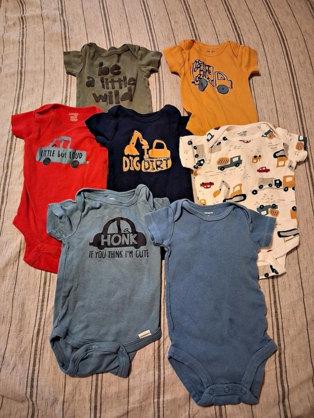 Baby BOY Bodysuit Lot 28 pieces 0-3m
